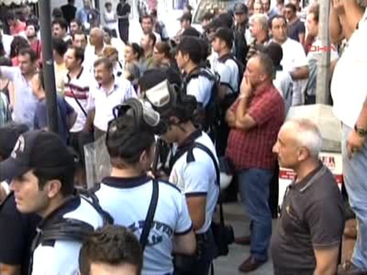 Kesk\' in Eylemi Polise Takıldı