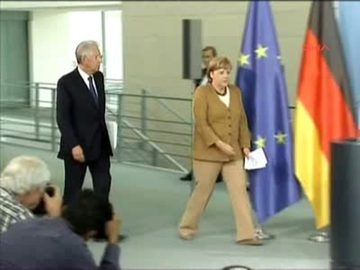 Monti, Merkel\'i İkna Edemedi
