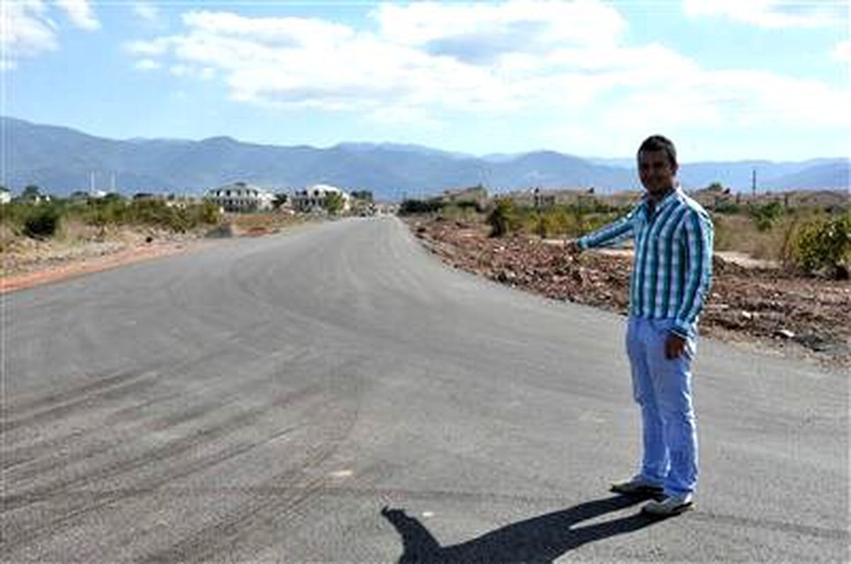 Alikahya Yolu Asfaltlandı
