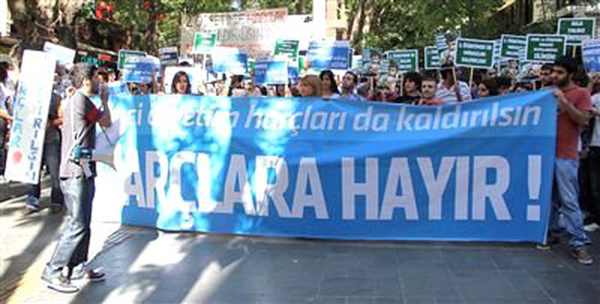 Başkent\'te Harç Protestosu