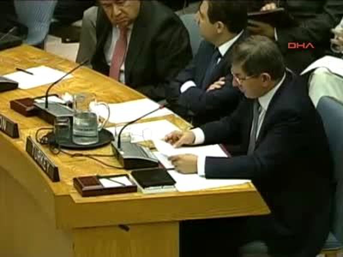 Davutoğlu, BM Güvenlik Konseyi\'nde Konuştu -2-