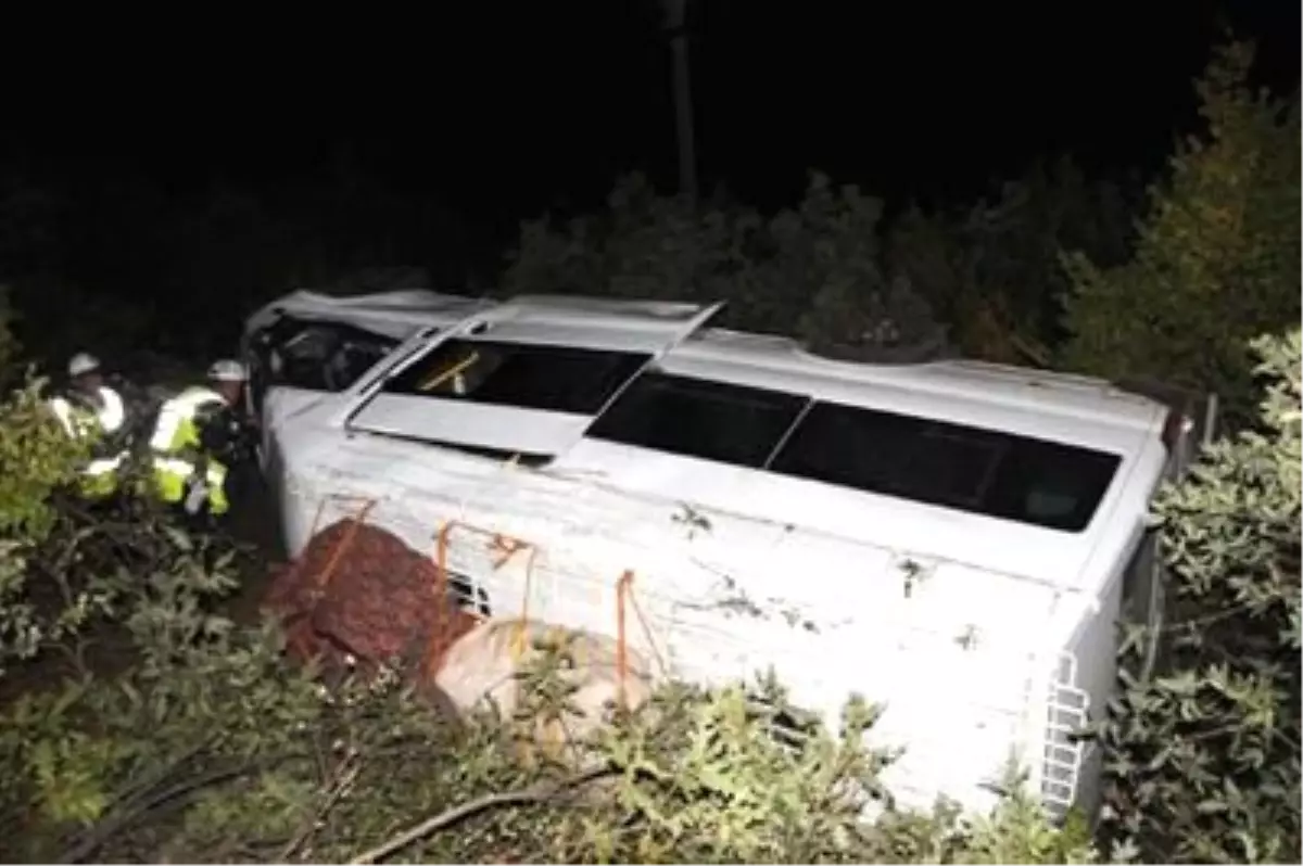 Fındık İşçilerini Taşıyan Minibüs Devrildi: 14 Yaralı