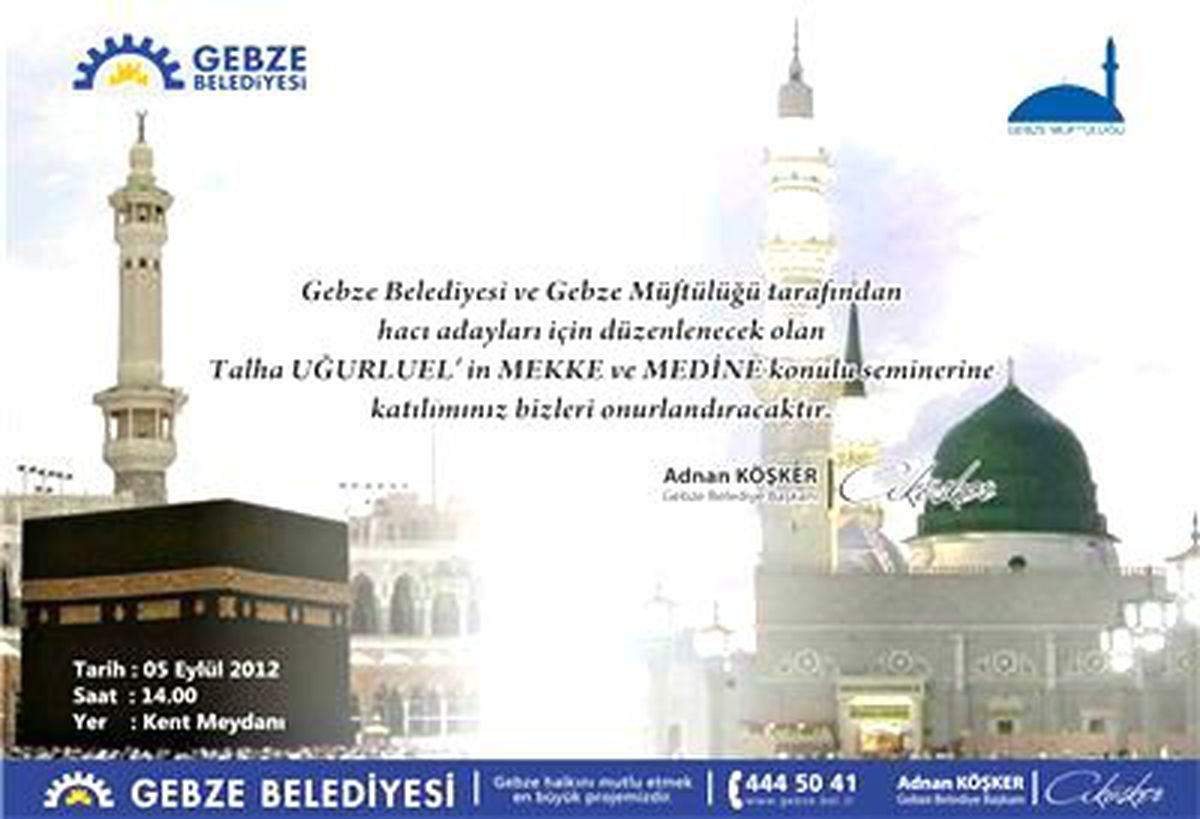 Gebzeli Hacı Adaylarına Seminer
