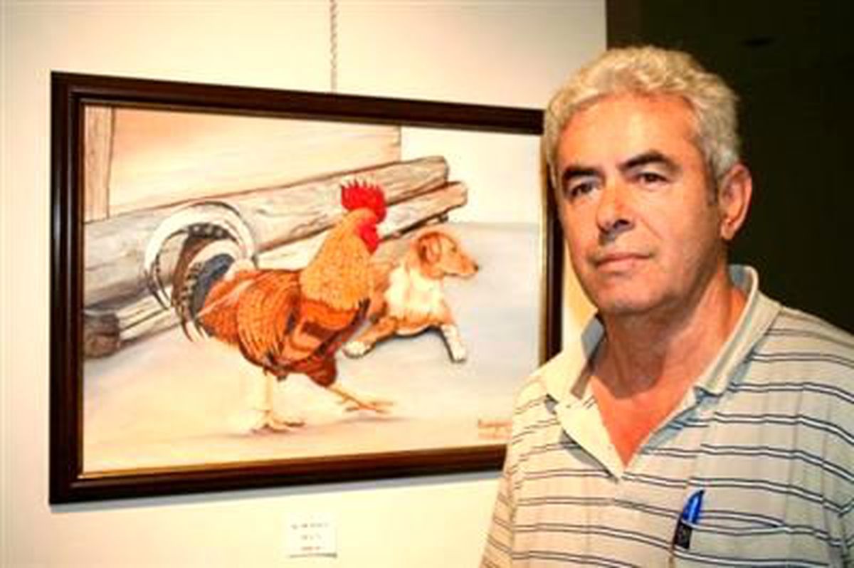 Gurbetçi Ressam Memleketinde Sergi Açtı