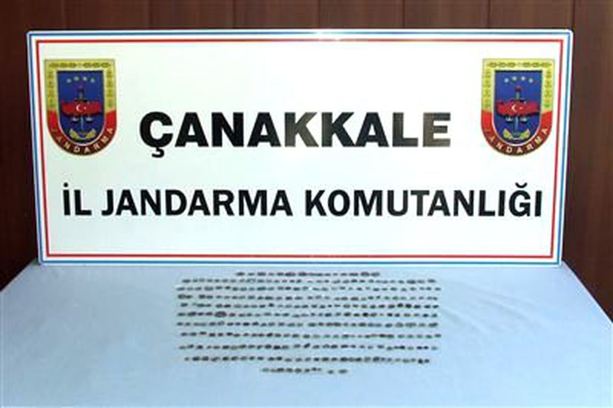 Lapseki\'de Tarihi Eser Operasyonu