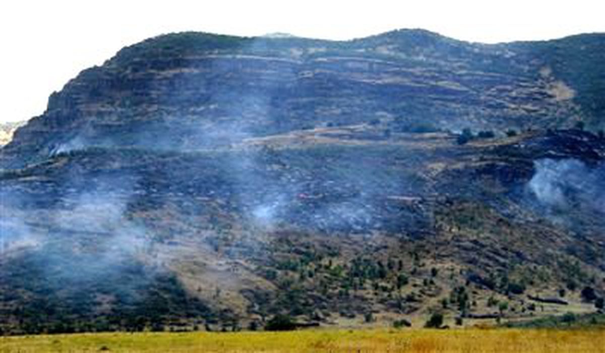 Tunceli\'de Orman Yangınları Sürüyor