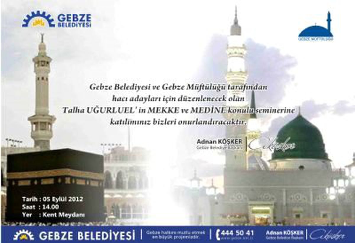 Uğurluel\'den Hacı Adaylarına Seminer