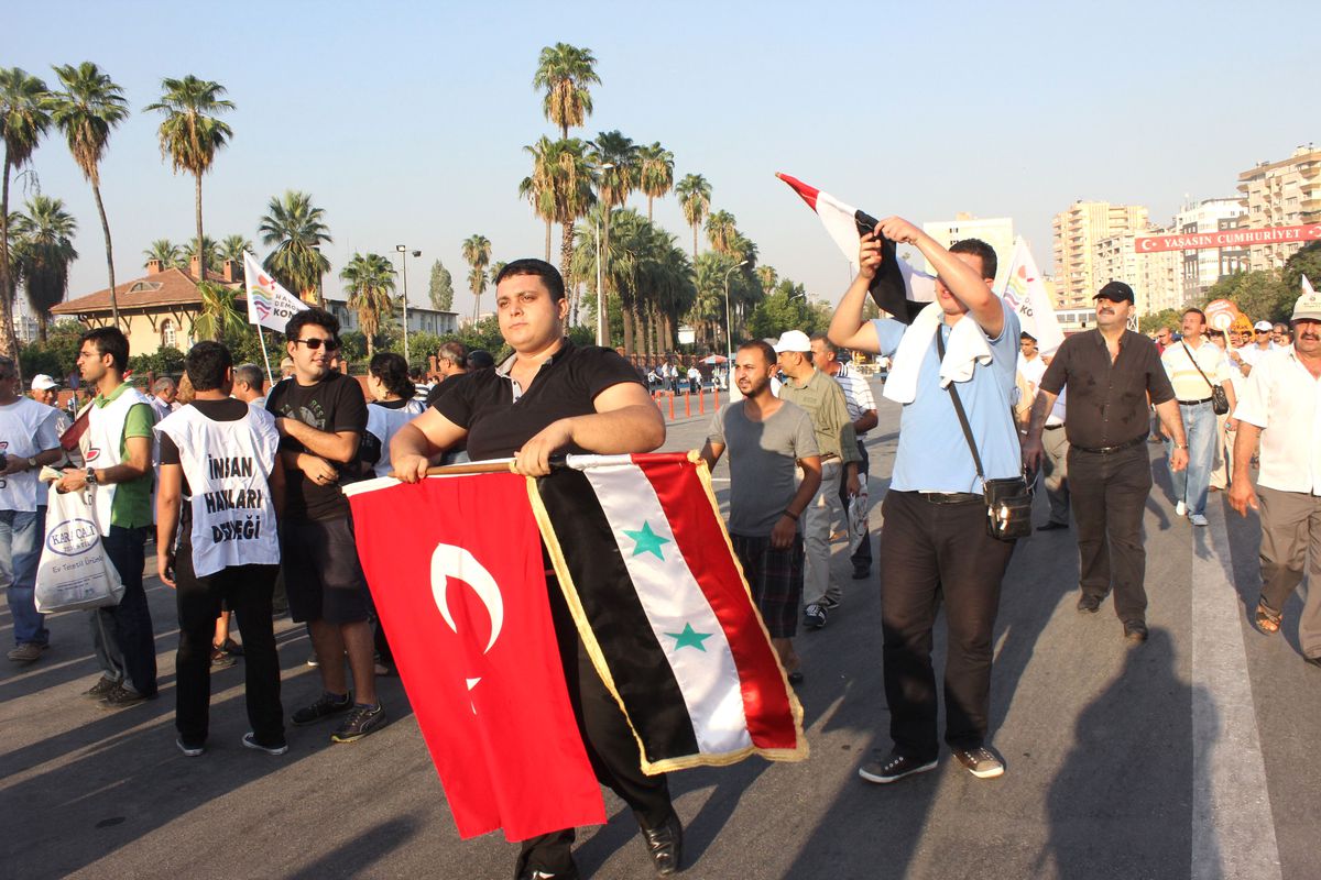Hatay\'da İzinsiz Yürüyüş