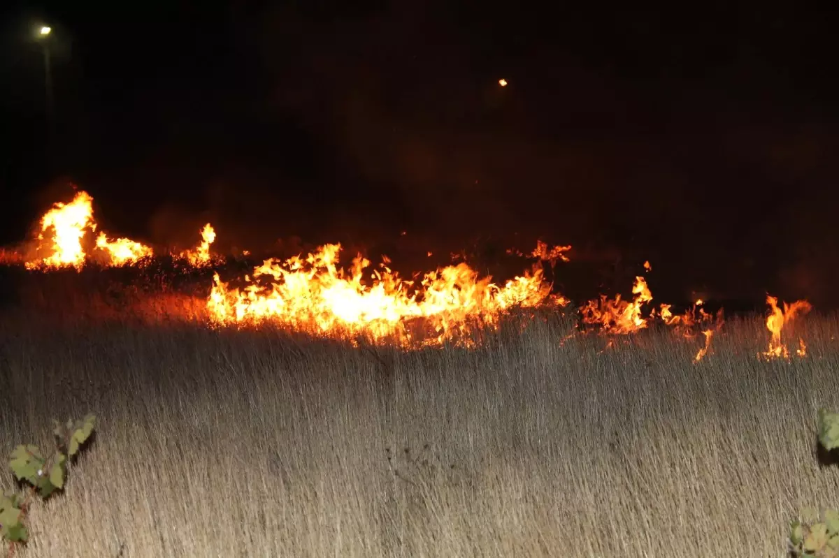 Kırşehir\'de Ot Yangını