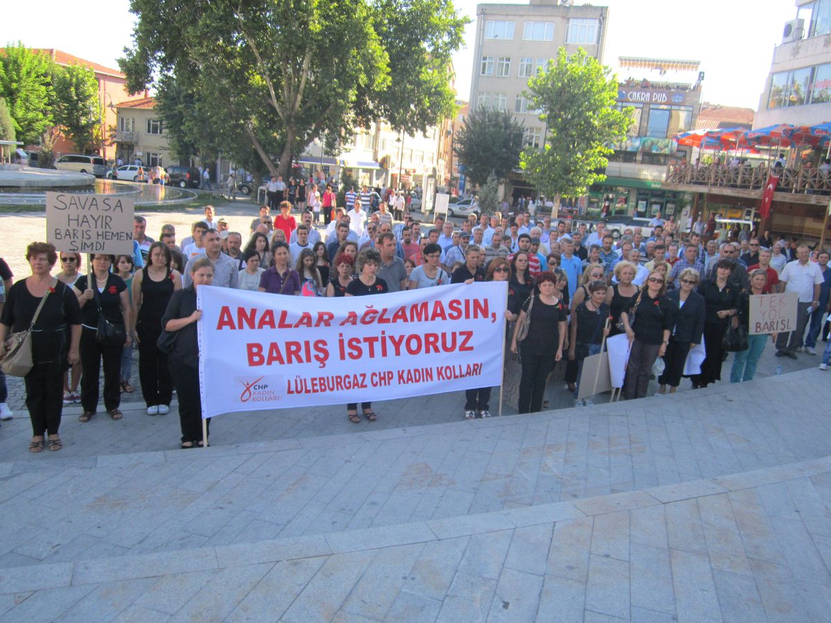 Lüleburgaz\'da 1 Eylül Dünya Barış Günü Kutlandı