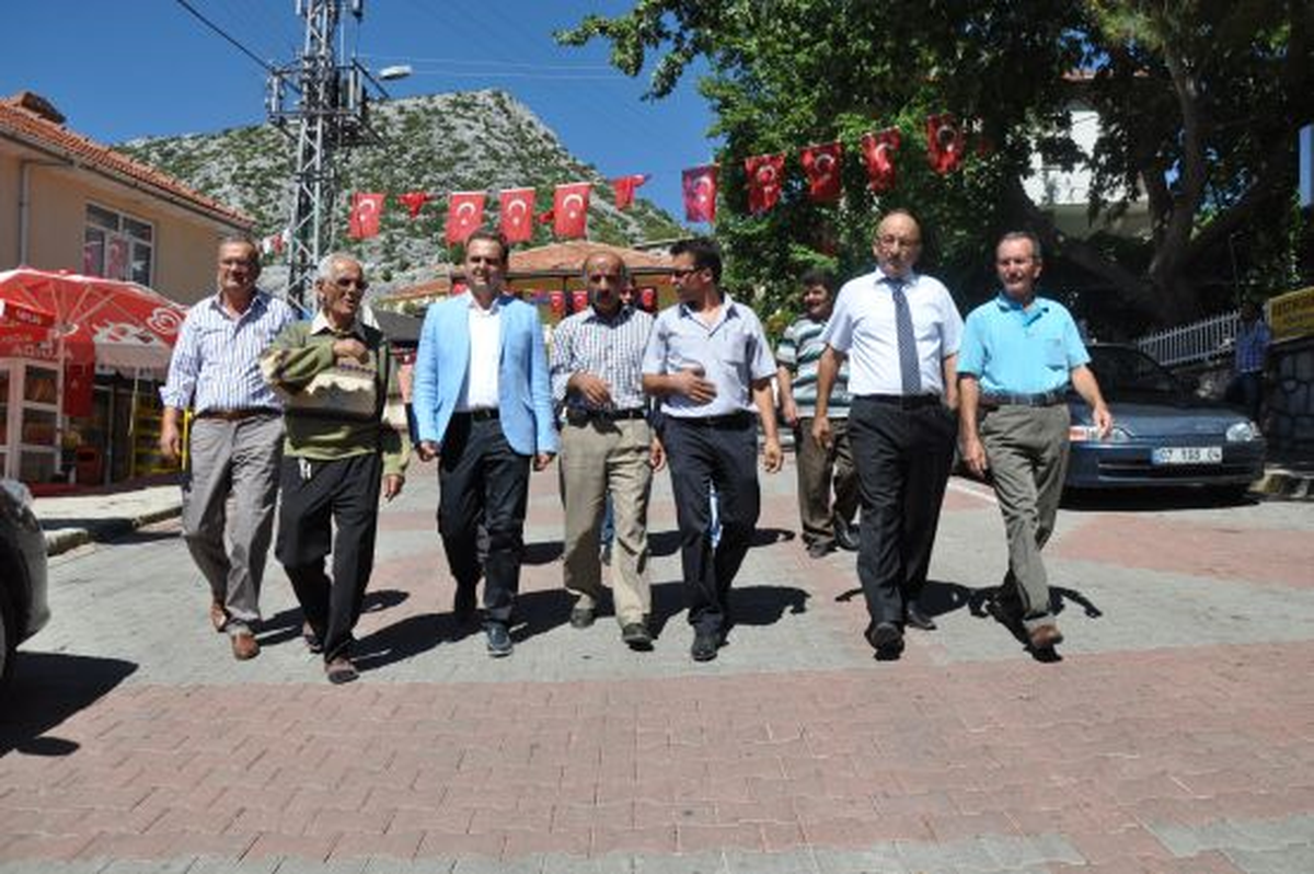 CHP İl Başkanı Kök, İbradı\'yı Ziyaret Etti