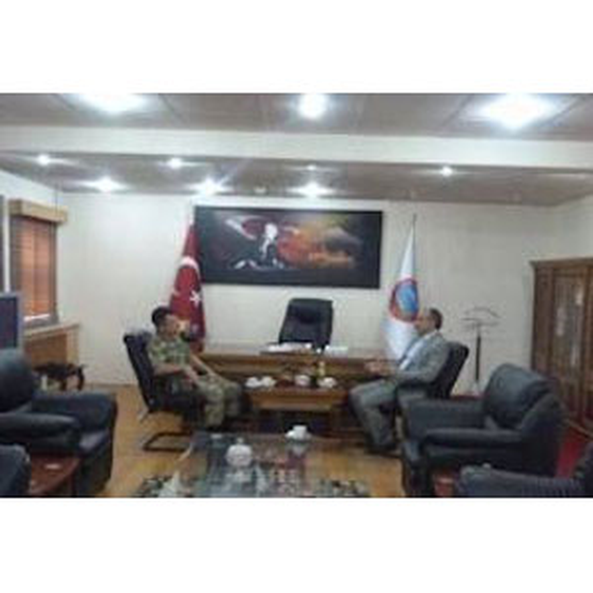 Garnizon Komutanı Buker\'den Arslan\'a Ziyaret