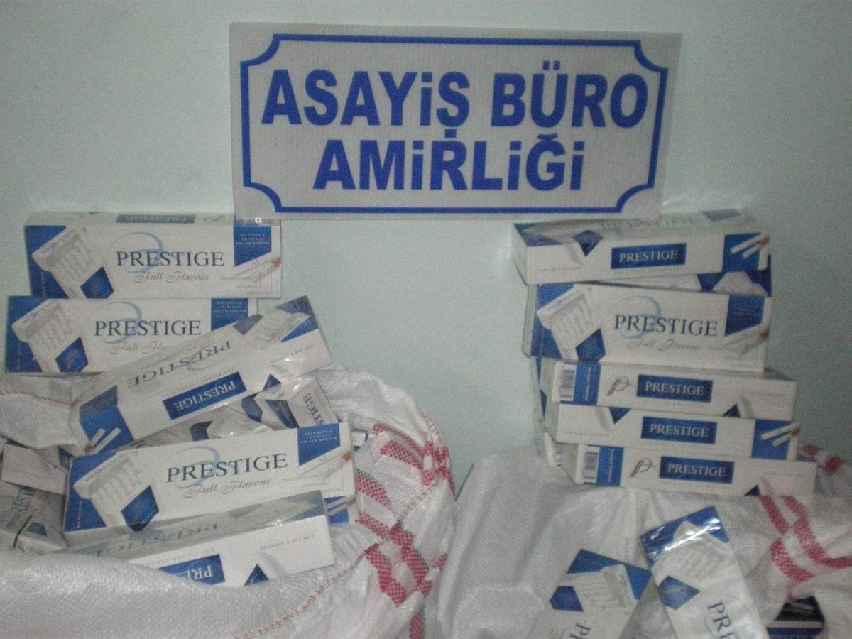 Kars\'ta 140 Paket Kaçak Sigara Ele Geçirildi
