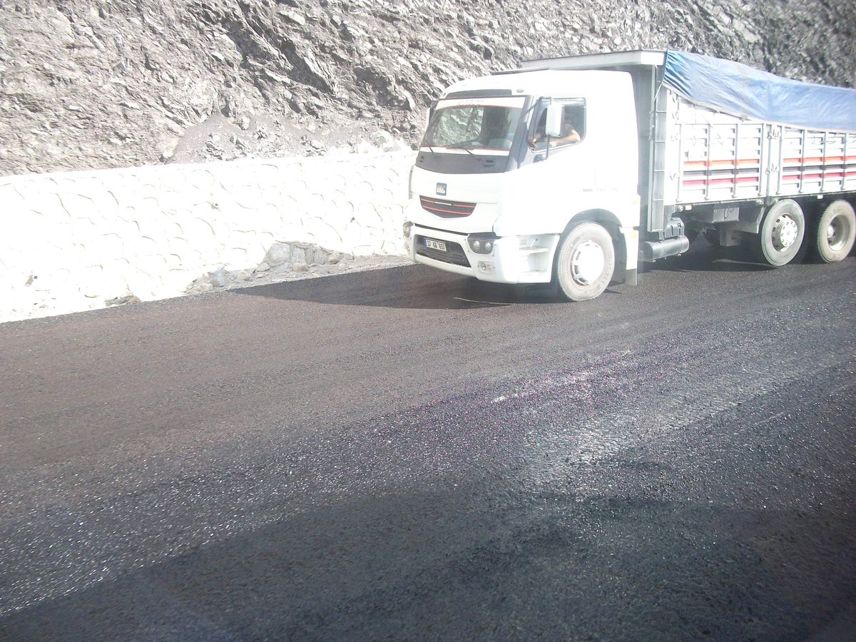 Küre Yolu Asfaltlanıyor