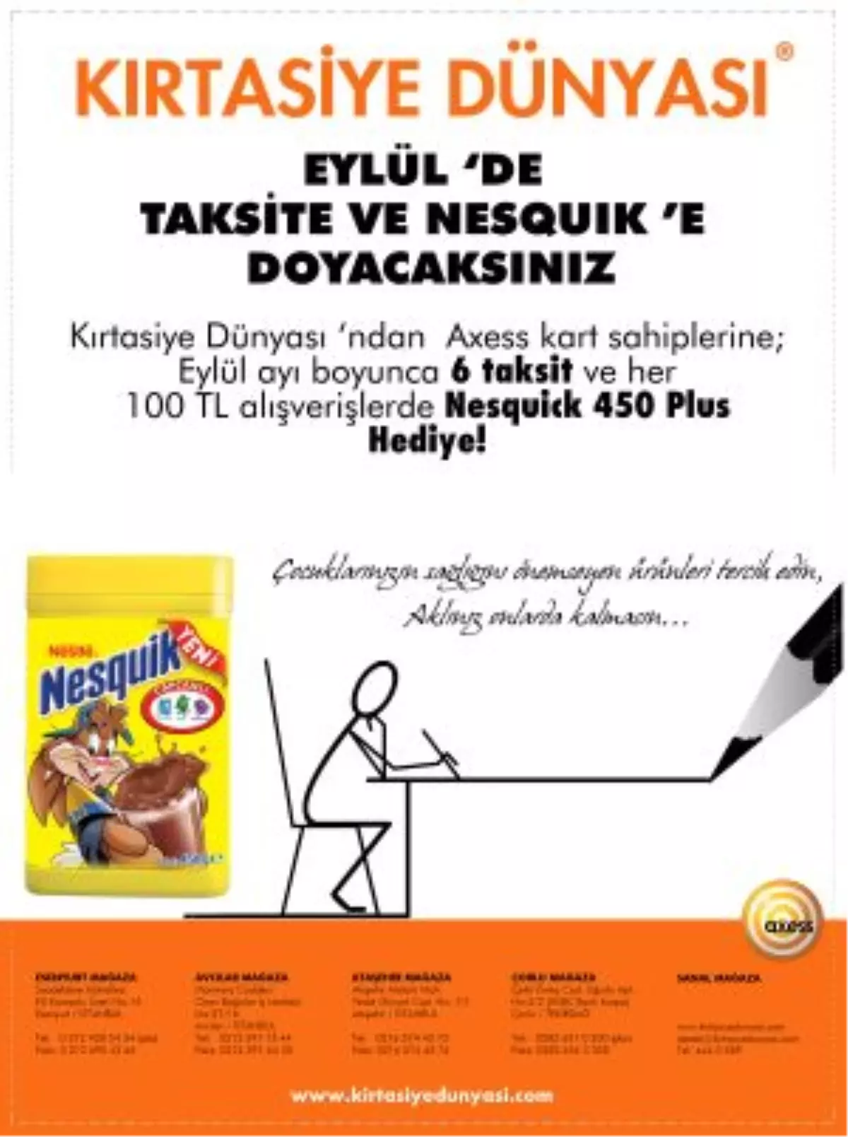 Axess\'lilere Nesquick Hediye!