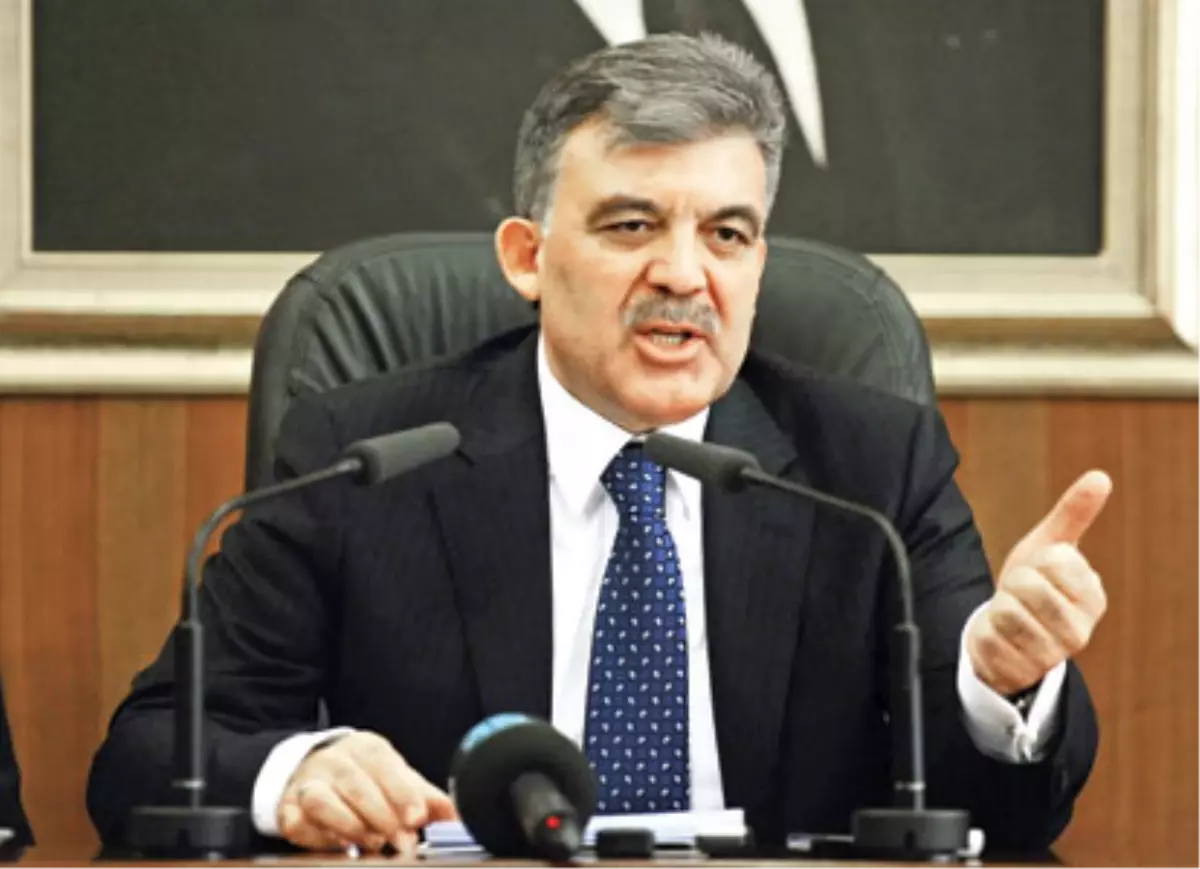 Cumhurbaşkanı Abdullah Gül."Türkiye Yaşadığı Acılar Ne Kadar Büyük Olursa Olsun, Terörle...