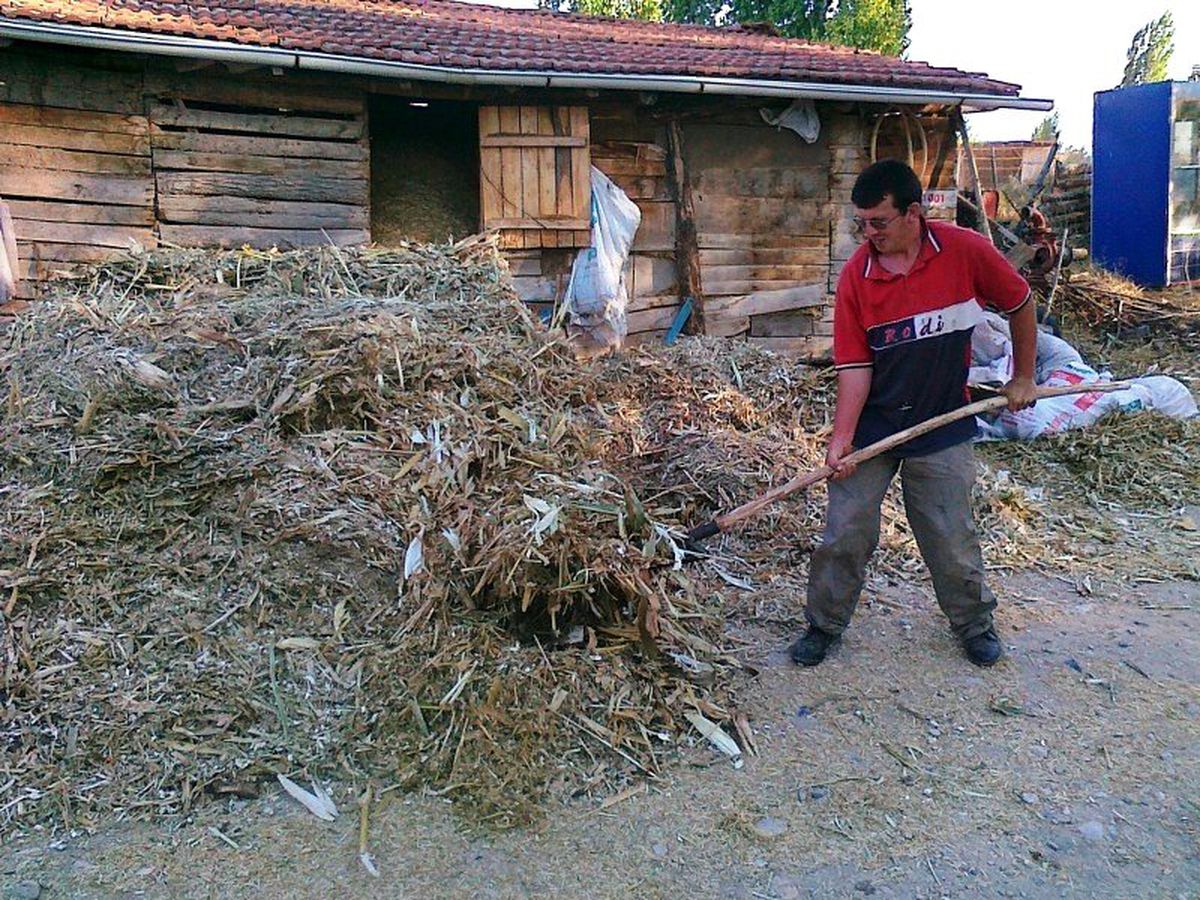 Hisarcık\'ta Çiftçiler \'Sapla Saman\'ı Birbirinden Ayırmıyor
