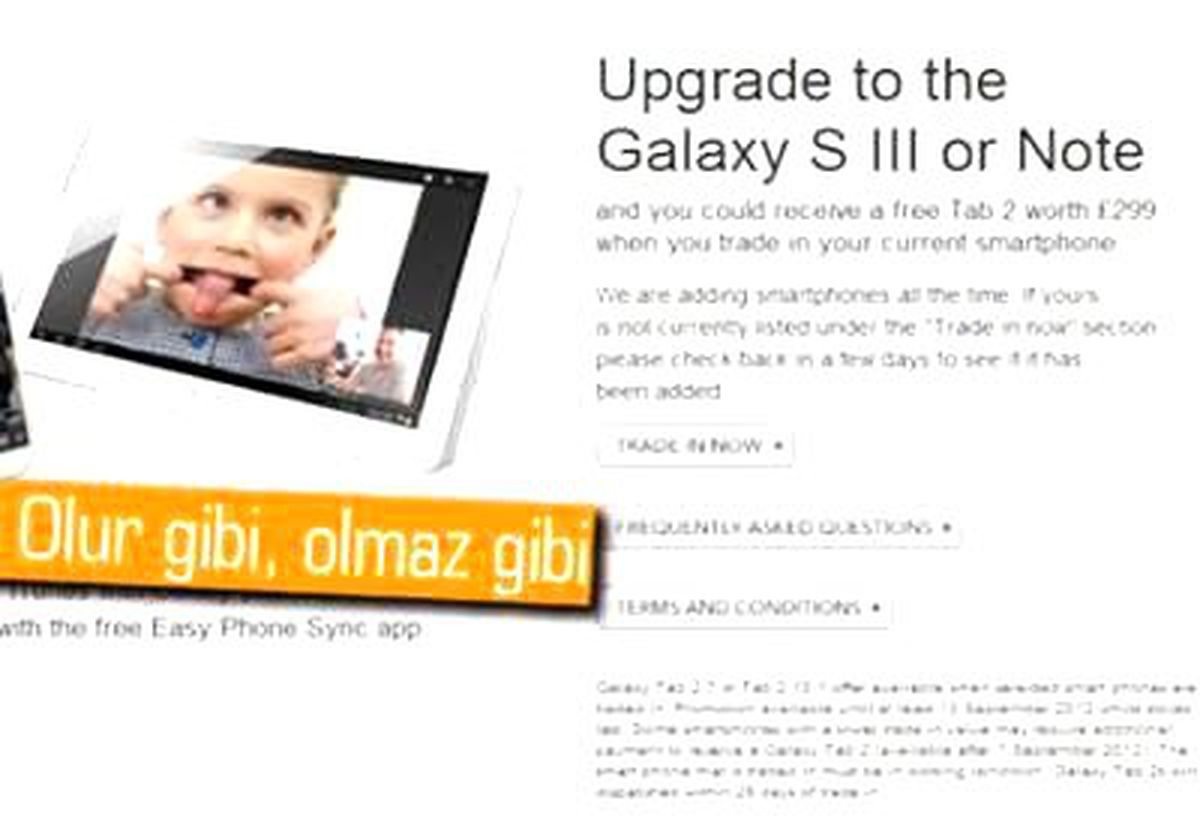 Samsung, İngiltere\'de Galaxy Tab 2\'yi Hediye Ediyor
