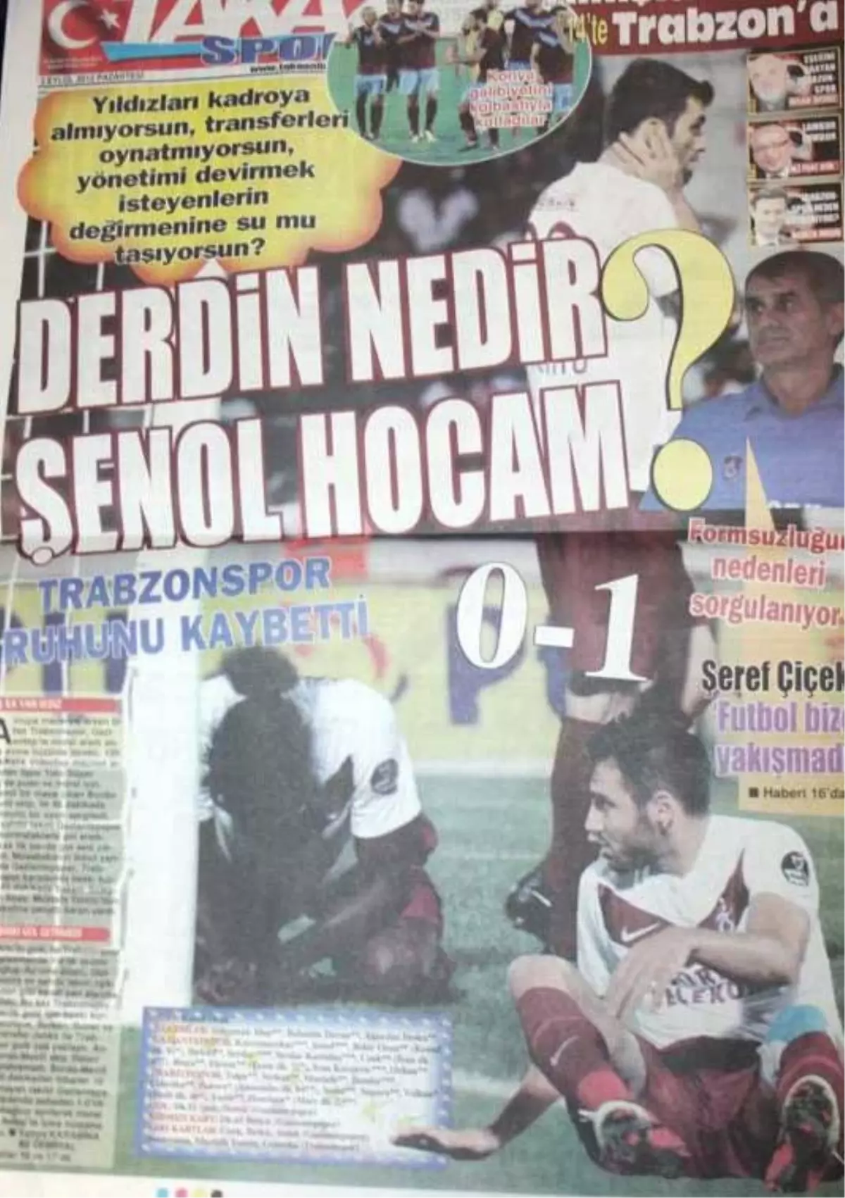 Trabzonspor Ağır Yaralı