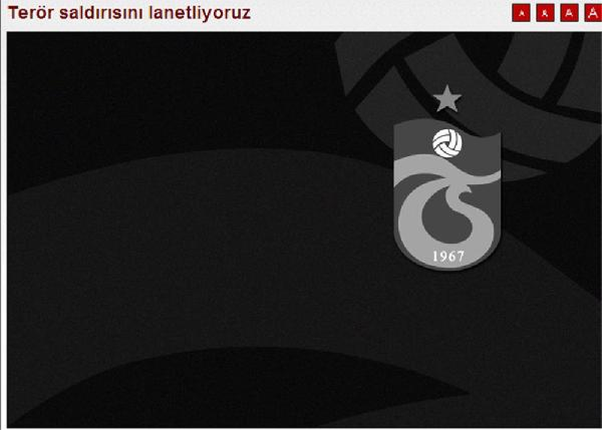Trabzonspor\'dan Teröre Lanet