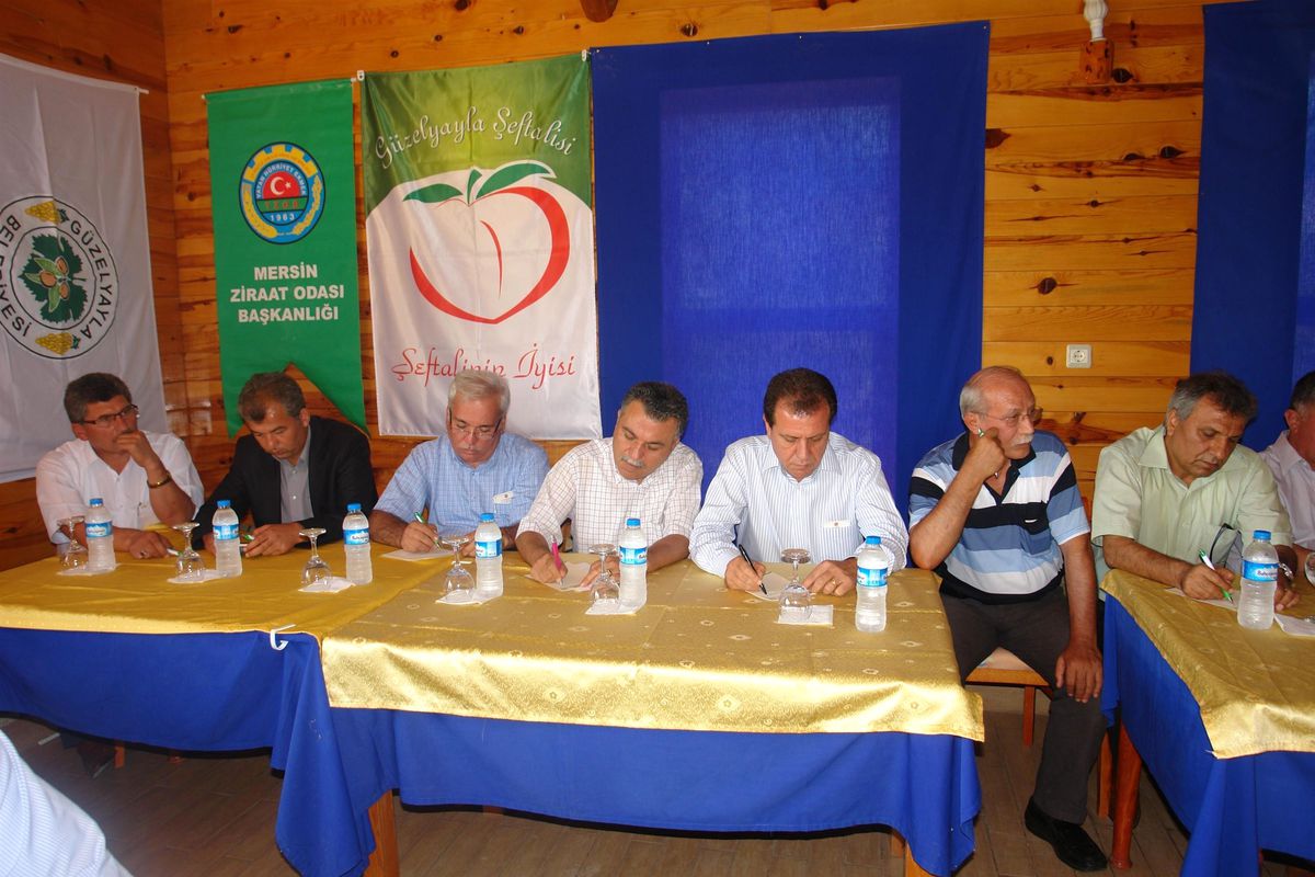 Mersin\'de Şeftali Zirvesi Yapıldı