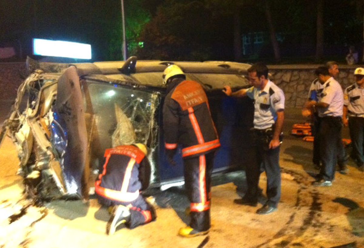 Otomobilde Bulunan Yangın Tüpü Hayat Kurtardı