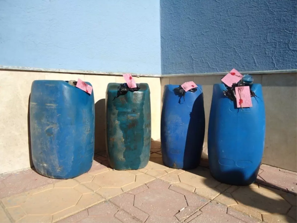 Göksun'da Kaçak Akaryakıt Operasyonu