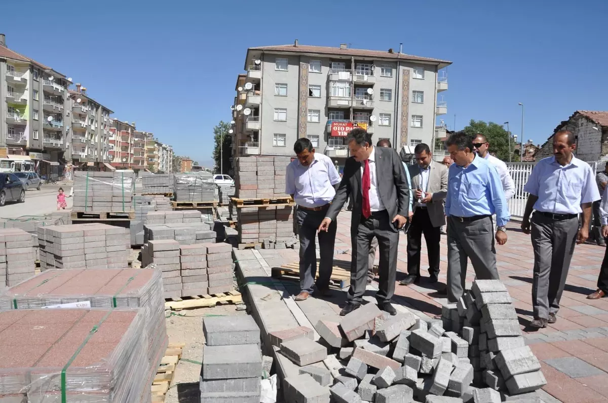 Kömür Tevzi Caddesi Yenileniyor