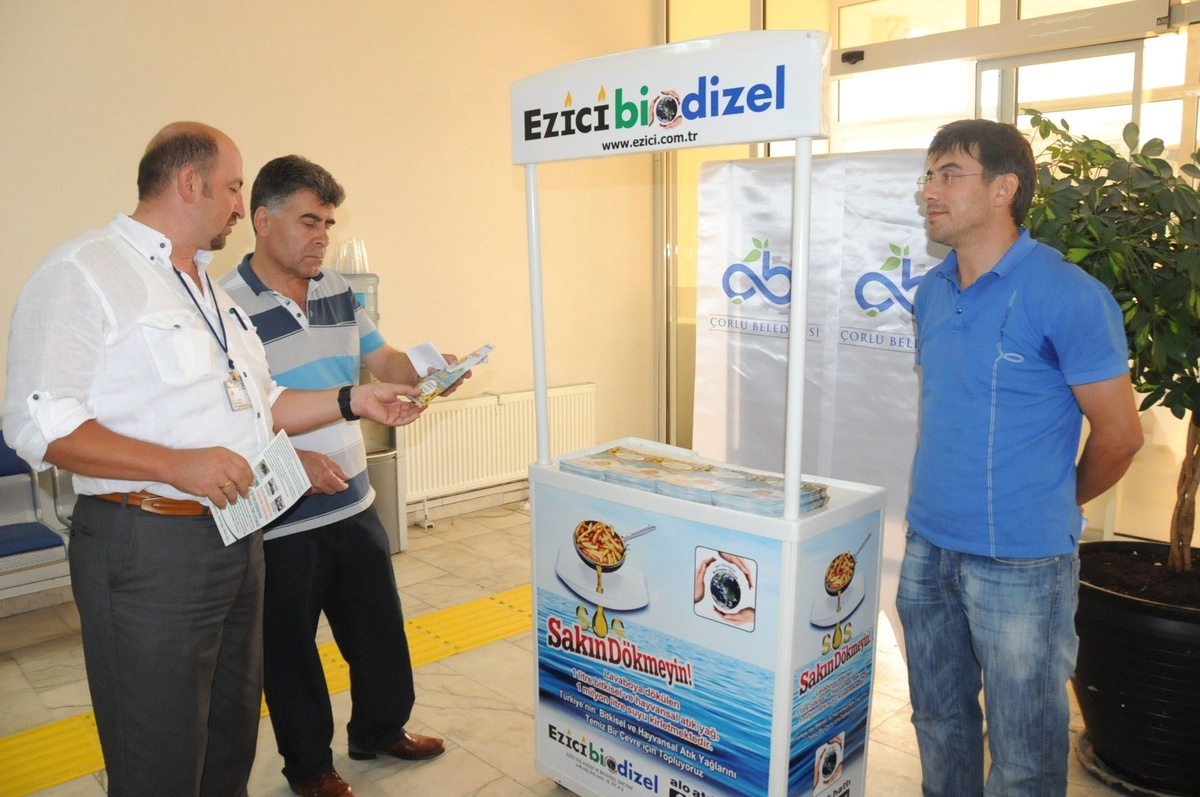 Çorlu Belediyesi Atık Yağ Toplama Kampanyası