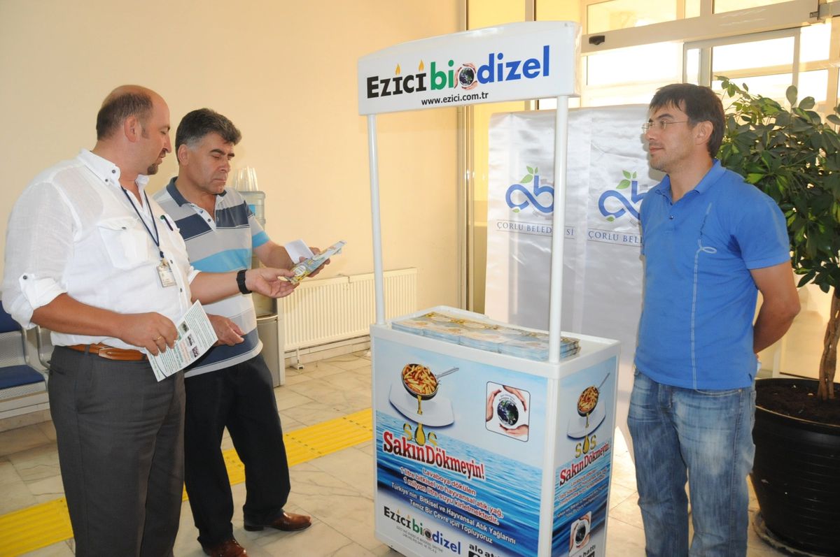 Çorlu Belediyesinden Atık Yağ Toplama Kampanyası