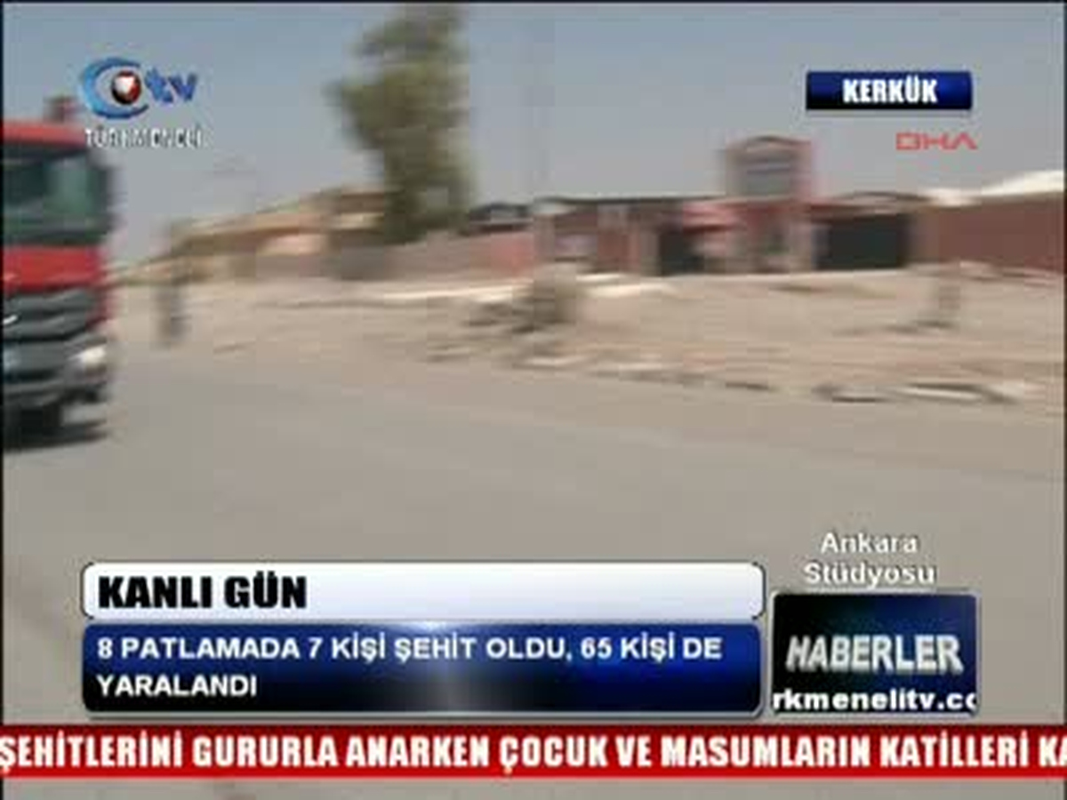 Kerkük\'te Kanlı Cuma: 8 Patlamada 7 Ölü 65 Yaralı