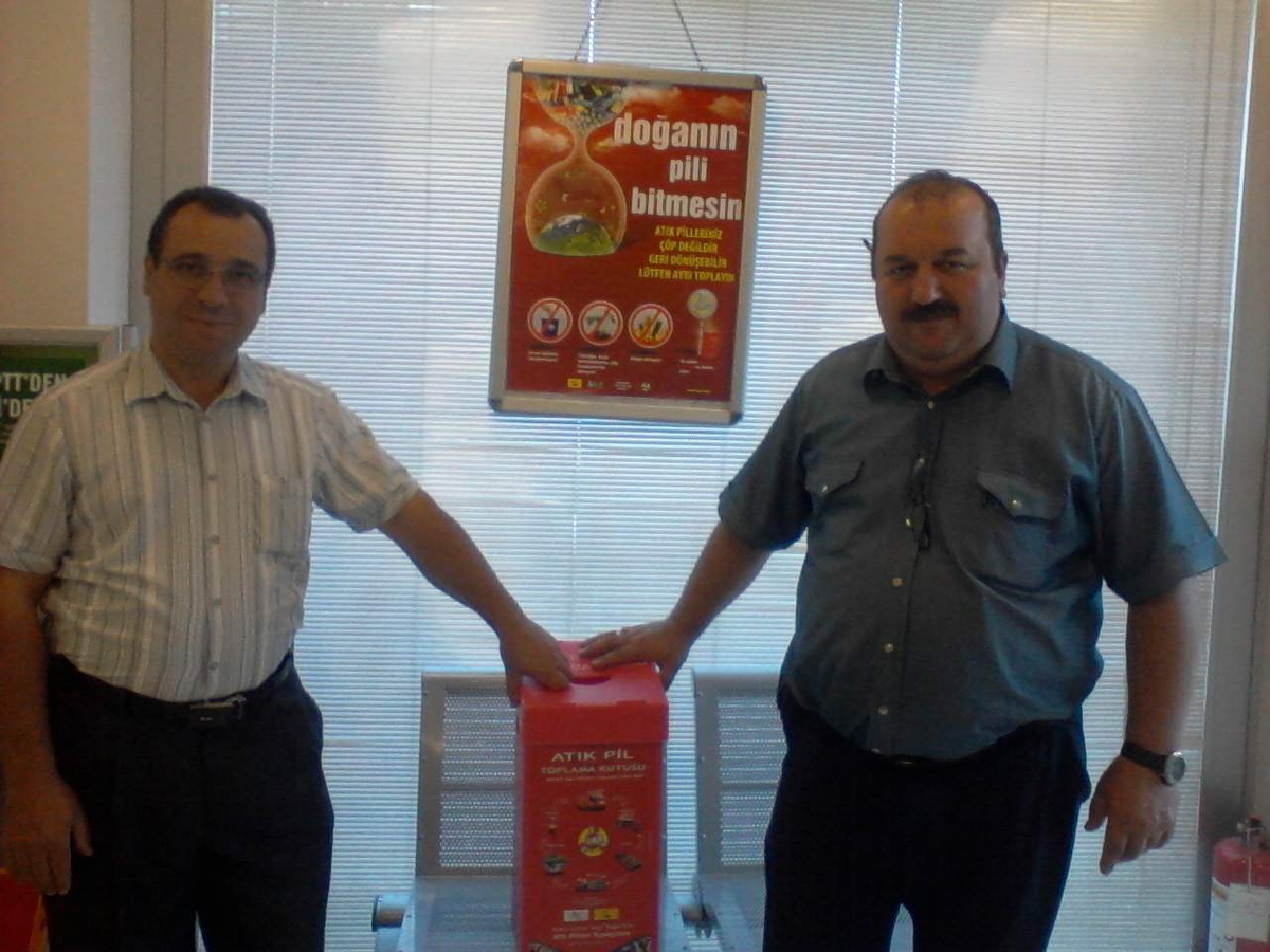 Küre PTT\'de Atık Pil Kampanyası!