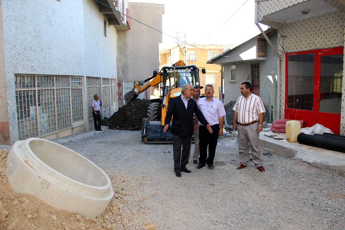 Suşehri\'nde Altyapı Çalışmaları