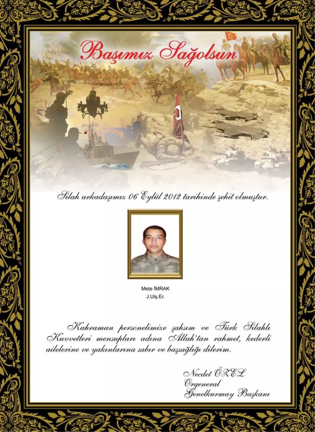 Tekirdağ'da Kazayla Vurulan Er Şehit Oldu