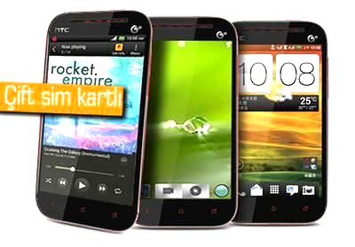 4.3 İnçlik Kırmızı HTC One St Göründü