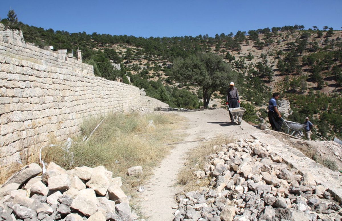Alahan Manastırı Restore Ediliyor