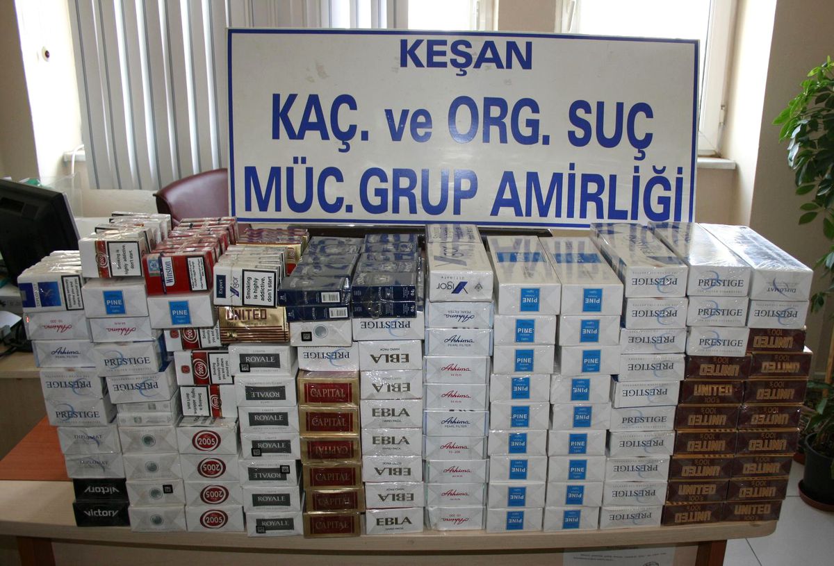 Keşan\'da Bin 127 Paket Kaçak Sigara Ele Geçirildi