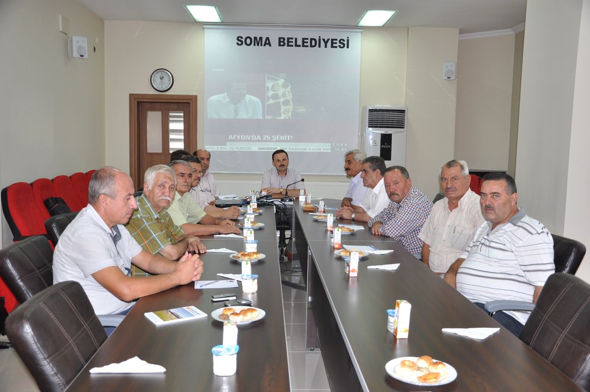 Muhtarlar Başkan Ergene\'ye Sorunlarını Anlattı