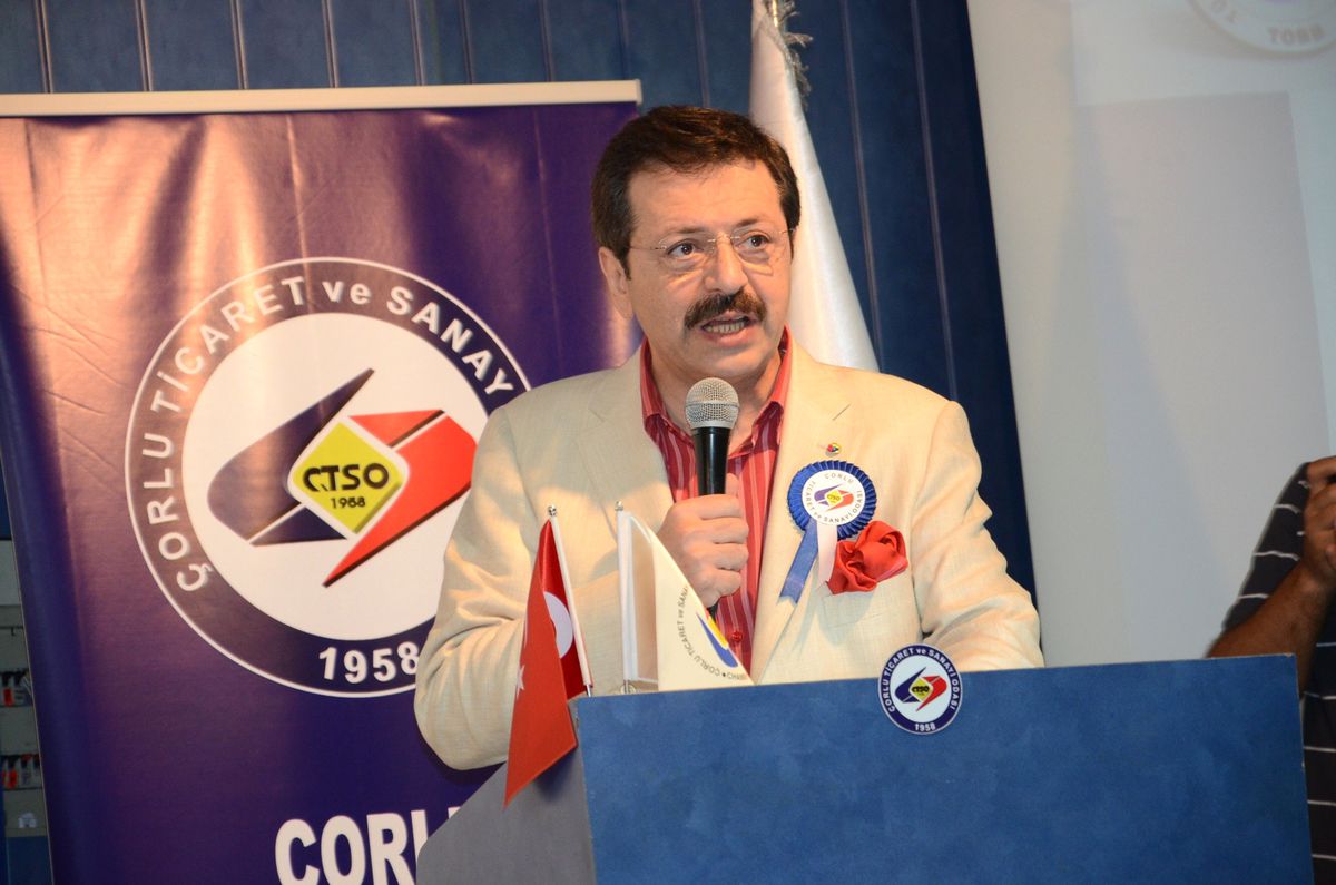 TOBB Başkanı Hisarcıklıoğlu Çorlu\'da