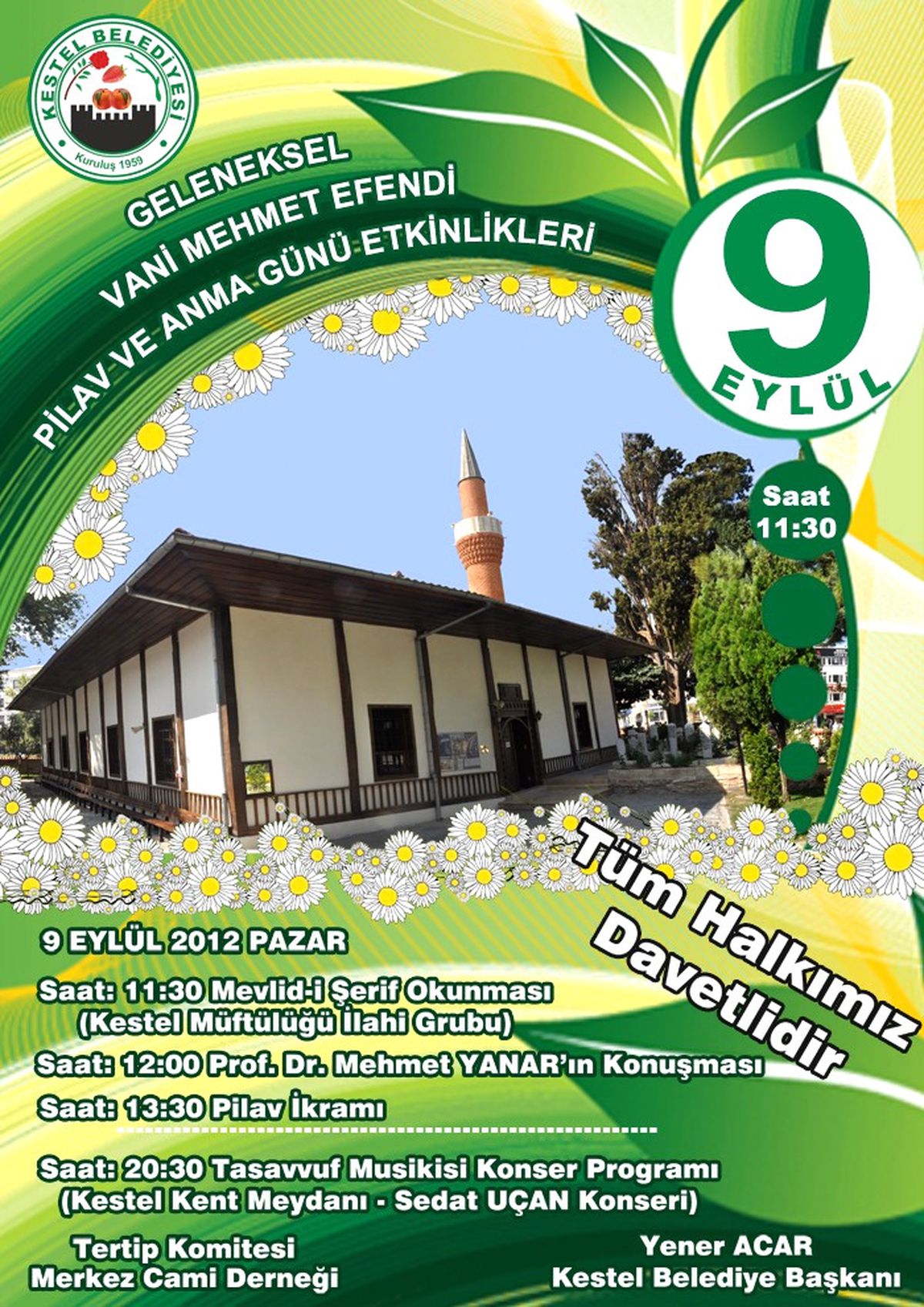 Vani Mehmet Efendi Pilav Günü ile Anılıyor