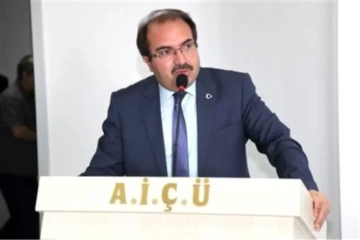 Ağrı İbrahim Çeçen Üniversitesi Rektörü Prof.Dr.Aslan."Yeni Dönemde Üniversiteyi Dünya...