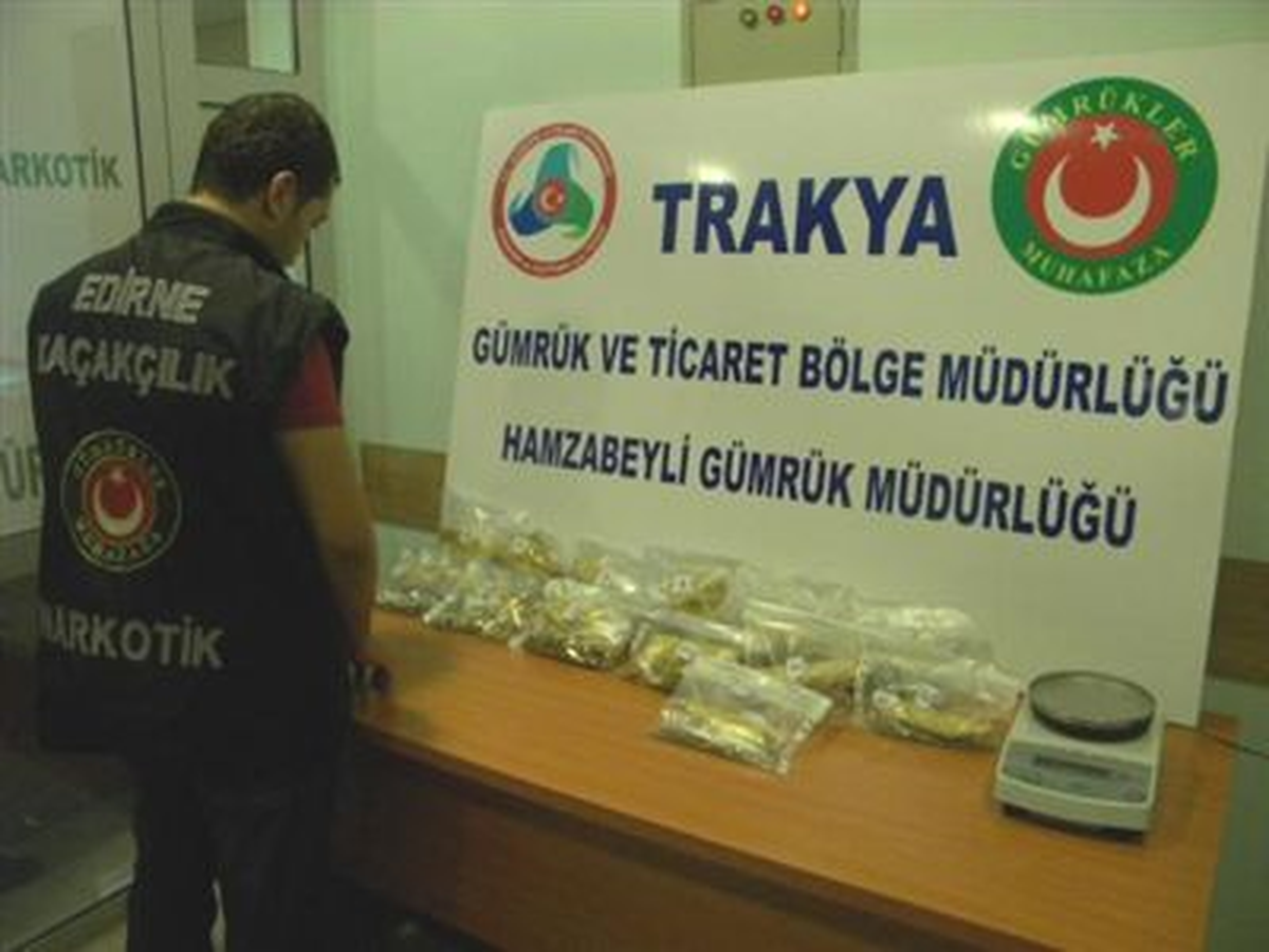Bulgaristan–türkiye Sınırında Kaçak Altın Ele Geçirildi