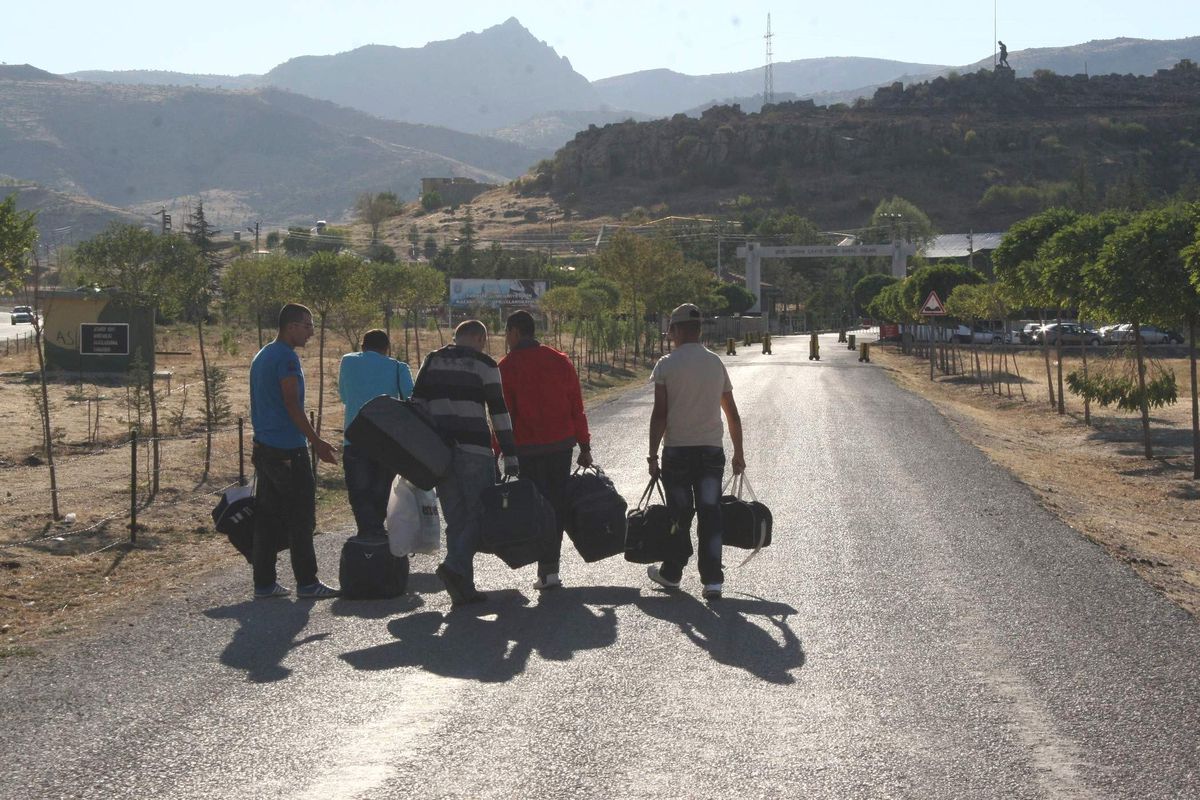 Kışlaya Yeni Askerler Geldi