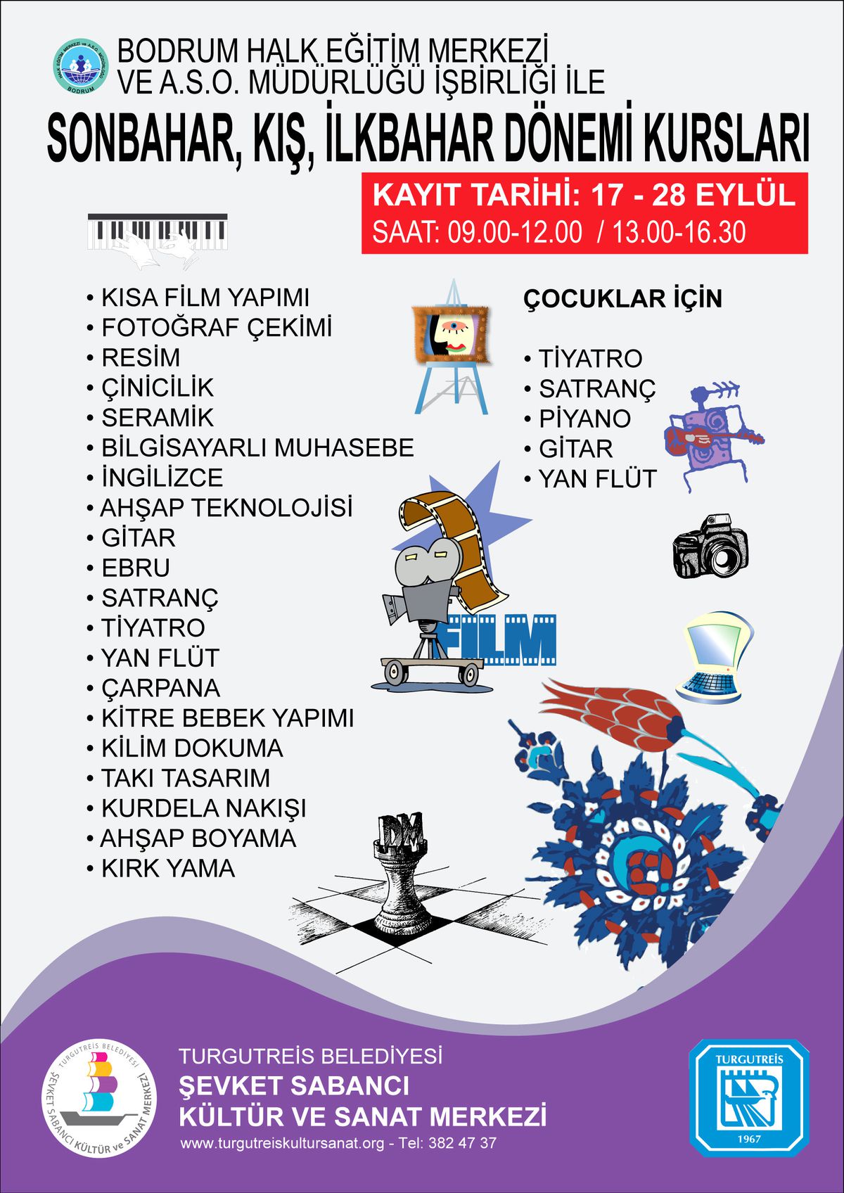 Turgutreis\'te Kış Kursları Başlıyor