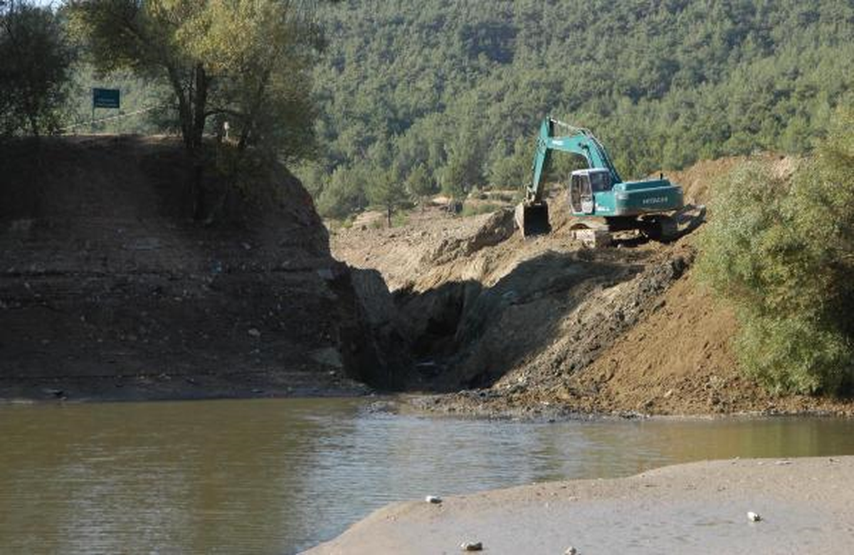 Uşak\'ta Balık Kurtarma Operasyonu
