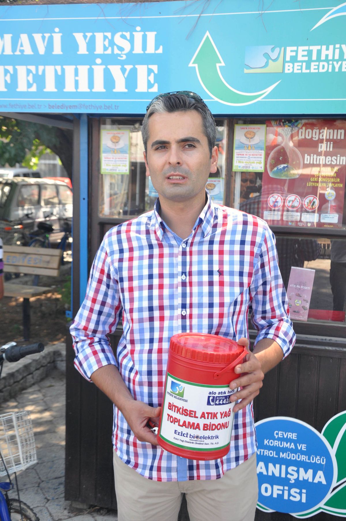 Beş Litre Atık Yağ Getirene Bir Litre Ayçiçeği Yağı Hediye
