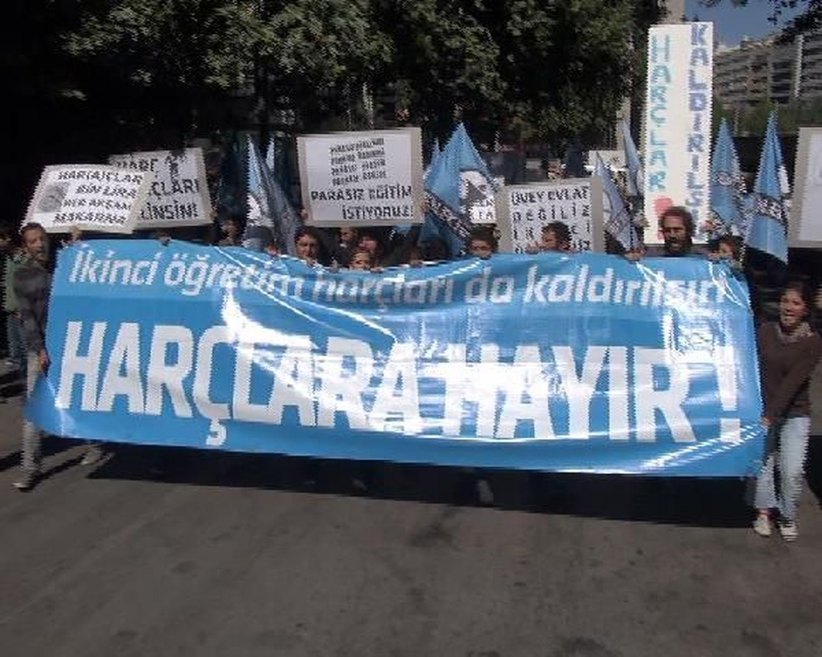 İkinci Öğretimdeki Harçların Kaldırılması İçin Eylem