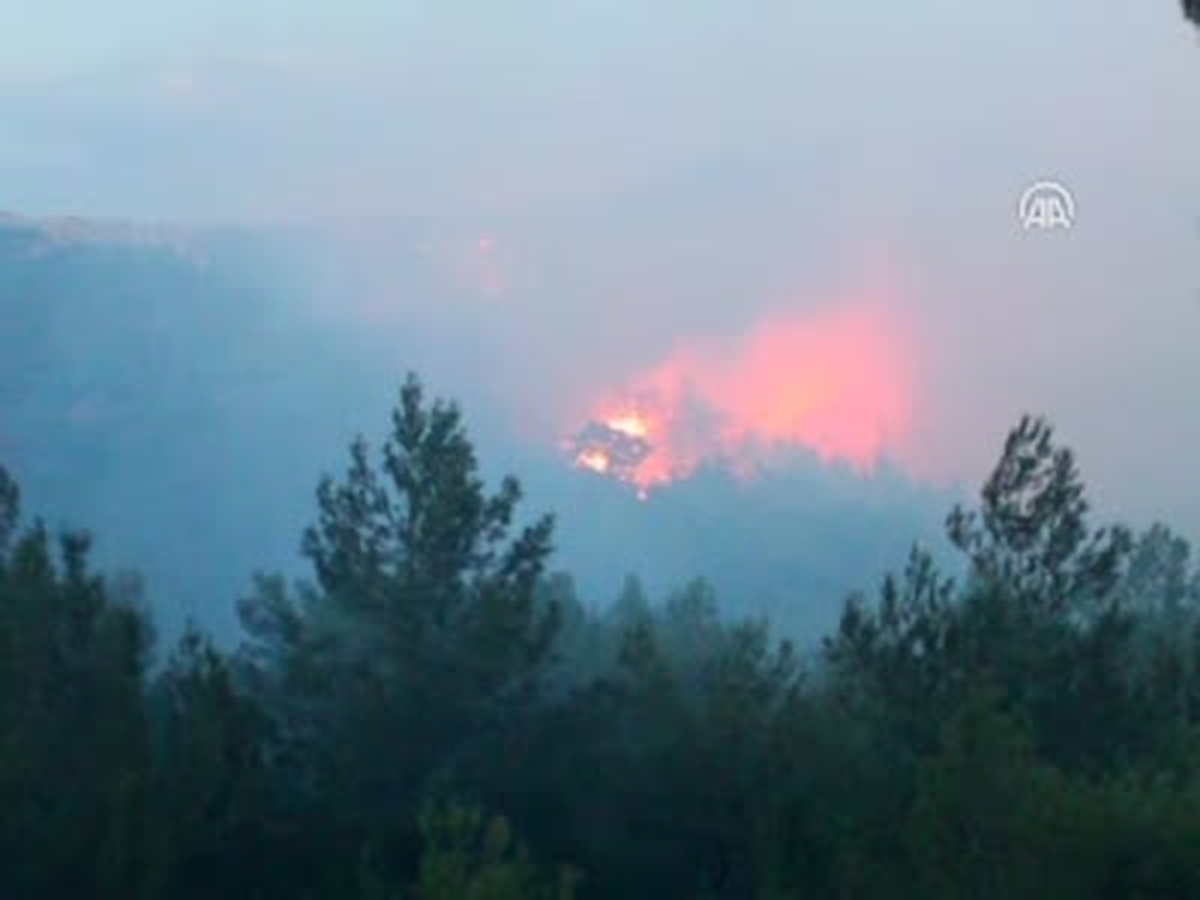 Kazdağları\'nda Yangın