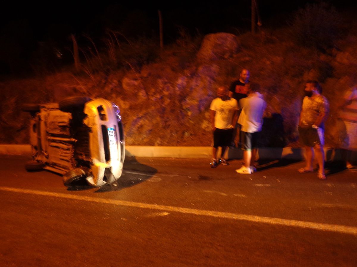 Bodrum\'da Trafik Kazası; 1 Yaralı