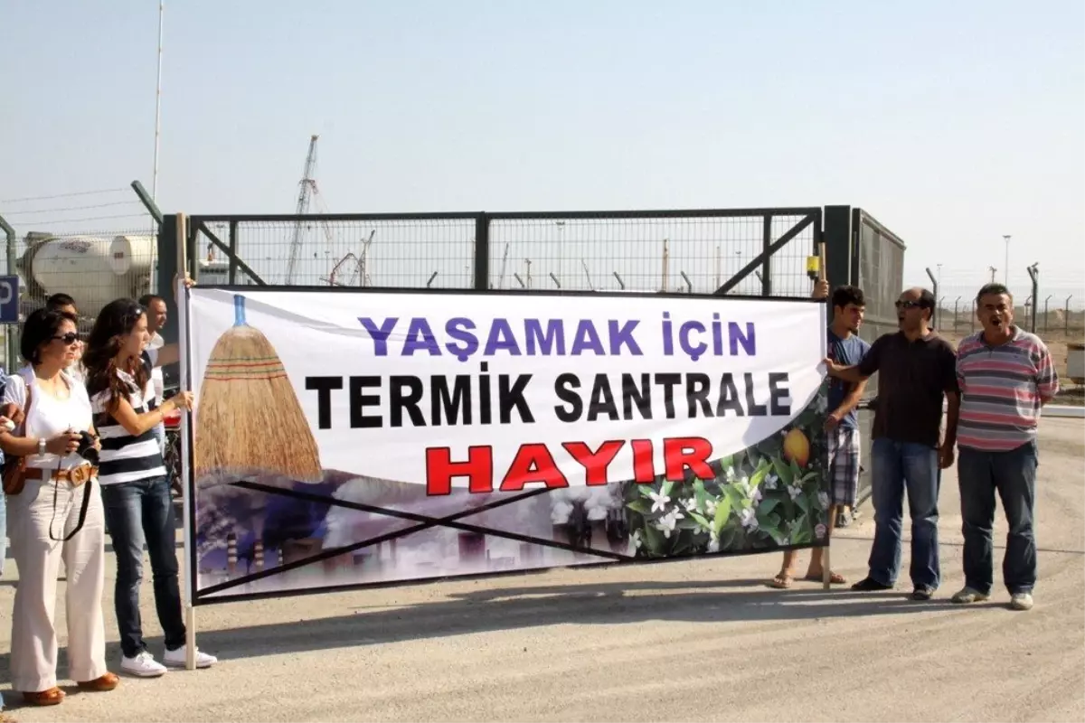Erzin\'de Termik Santrale Tepki